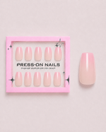 Blush Fade Coffin Soft Gel Press-On Nails