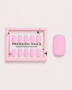 Petal Pink Short Square Soft Gel Press-On Nails